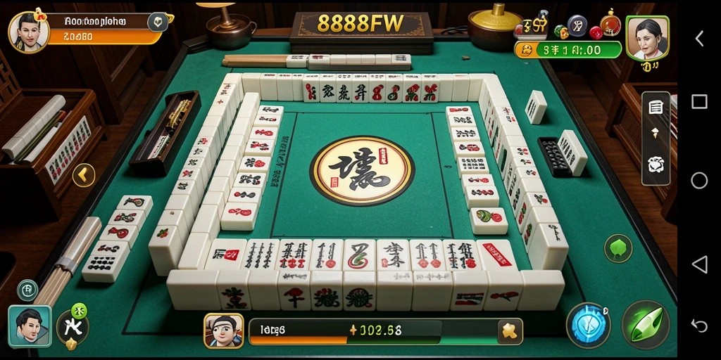 Gameplay Mahjong yang menarik di 888FW.