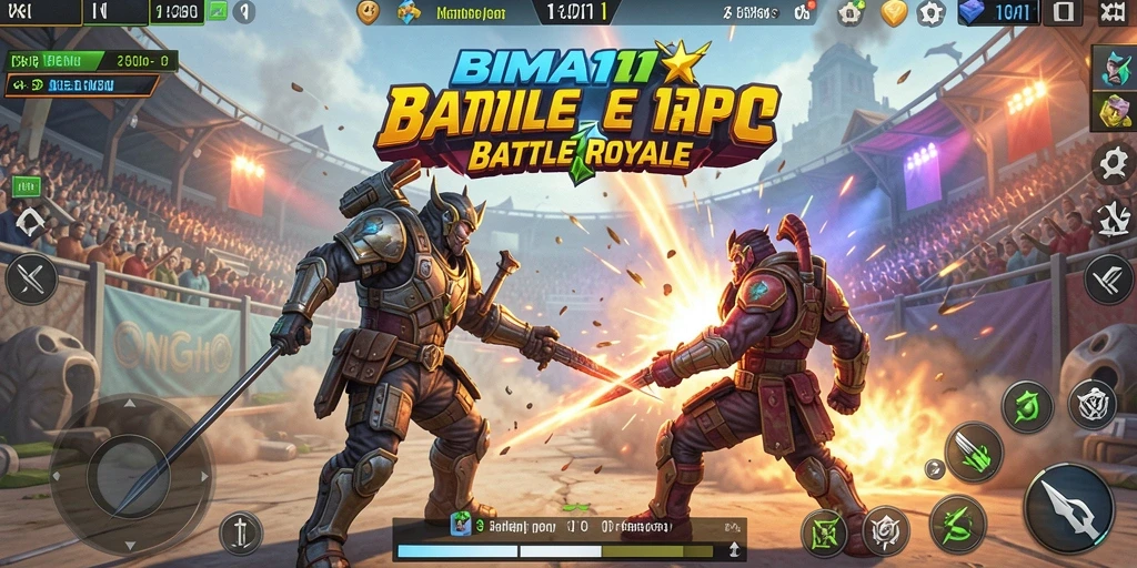 Gameplay mendebarkan dalam BIMA11 yang penuh aksi.