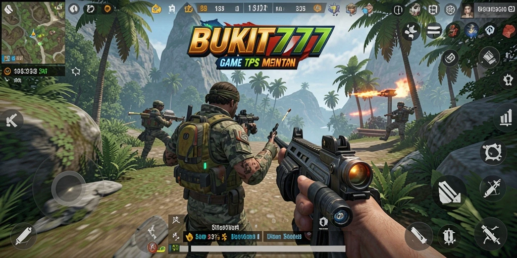 Tangkapan layar menunjukkan aksi mendebarkan dalam gameplay BUKIT777.