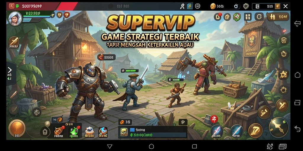 Tangkap momen epik dalam permainan strategi SUPERVIP.